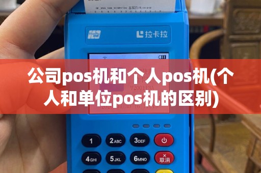 公司pos机和个人pos机(个人和单位pos机的区别)