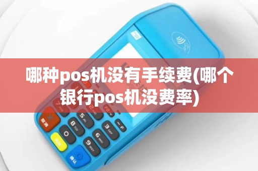 哪种pos机没有手续费(哪个银行pos机没费率)