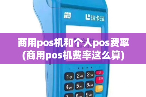 商用pos机和个人pos费率(商用pos机费率这么算)
