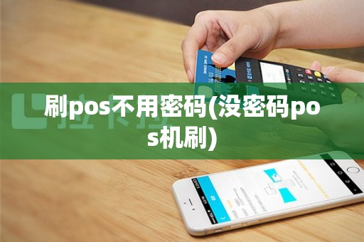 刷pos不用密码(没密码pos机刷)