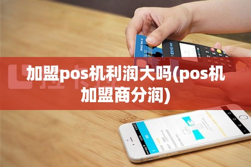 加盟pos机利润大吗(pos机加盟商分润)