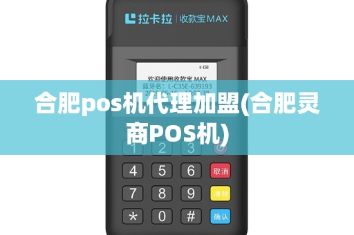 合肥pos机代理加盟(合肥灵商POS机)