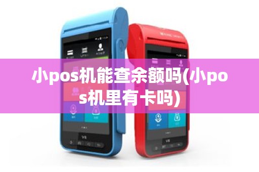 小pos机能查余额吗(小pos机里有卡吗)