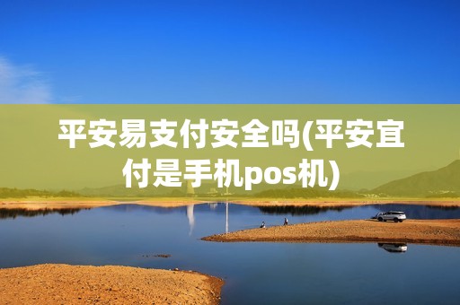 平安易支付安全吗(平安宜付是手机pos机)