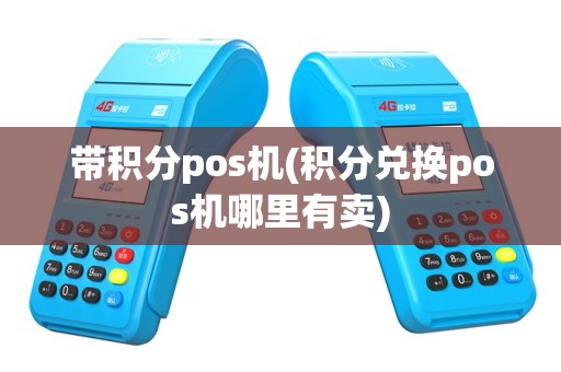 带积分pos机(积分兑换pos机哪里有卖)