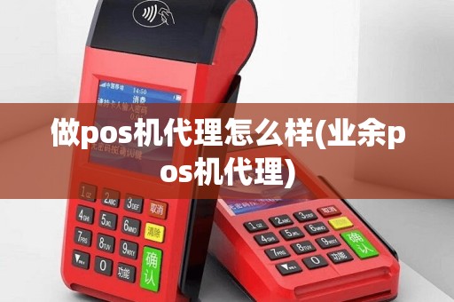 做pos机代理怎么样(业余pos机代理)