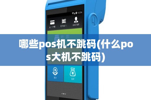 哪些pos机不跳码(什么pos大机不跳码)