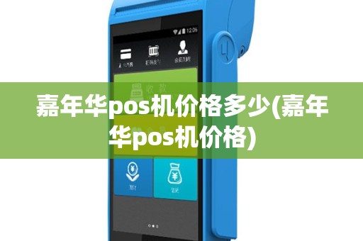 嘉年华pos机价格多少(嘉年华pos机价格)