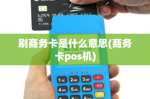 刷商务卡是什么意思(商务卡pos机)