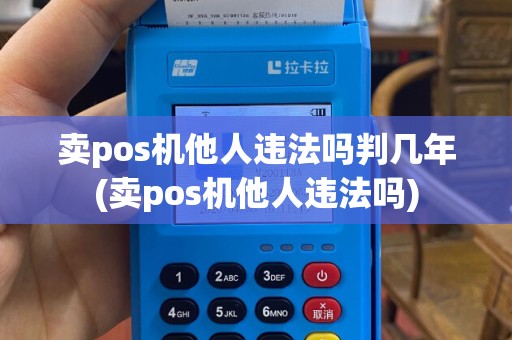 卖pos机他人违法吗判几年(卖pos机他人违法吗)