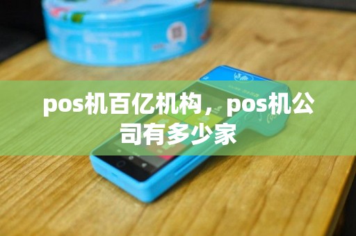 pos机百亿机构，pos机公司有多少家