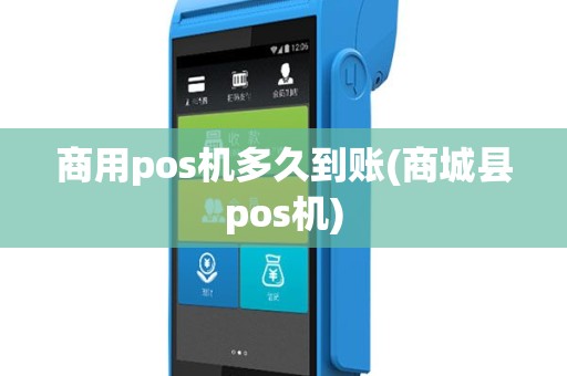 商用pos机多久到账(商城县pos机)