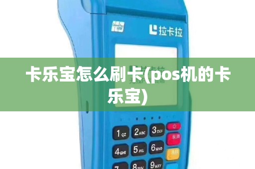 卡乐宝怎么刷卡(pos机的卡乐宝)