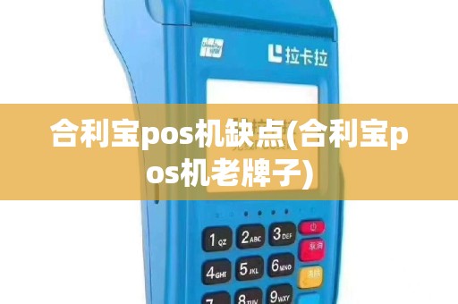 合利宝pos机缺点(合利宝pos机老牌子)