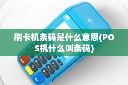 刷卡机条码是什么意思(POS机什么叫条码)