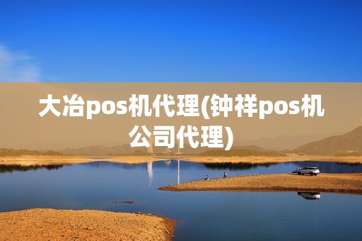 大冶pos机代理(钟祥pos机公司代理)