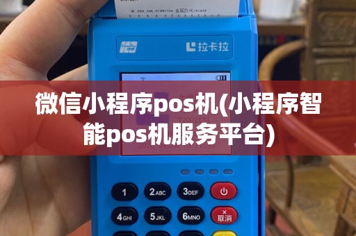 微信小程序pos机(小程序智能pos机服务平台)