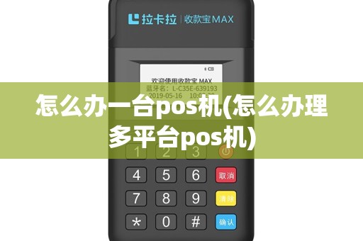 怎么办一台pos机(怎么办理多平台pos机)