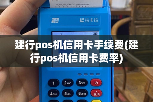建行pos机信用卡手续费(建行pos机信用卡费率)