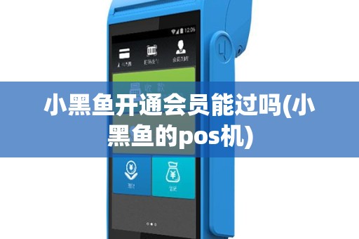 小黑鱼开通会员能过吗(小黑鱼的pos机)