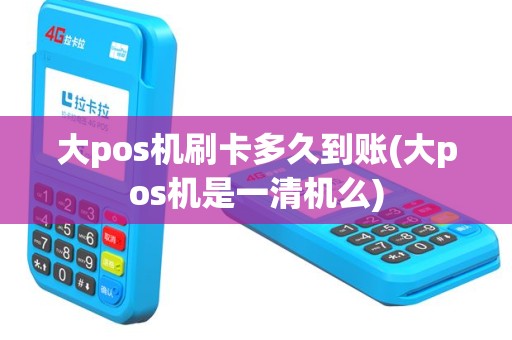 大pos机刷卡多久到账(大pos机是一清机么)