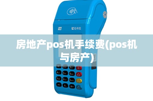 房地产pos机手续费(pos机与房产)