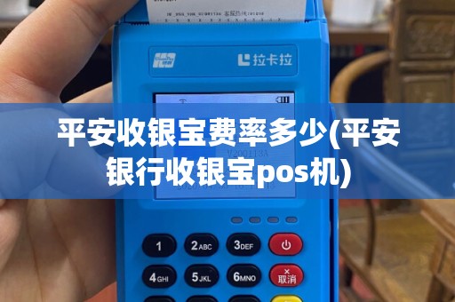 平安收银宝费率多少(平安银行收银宝pos机)