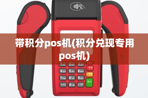 带积分pos机(积分兑现专用pos机)
