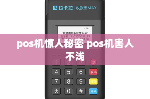 pos机惊人秘密 pos机害人不浅