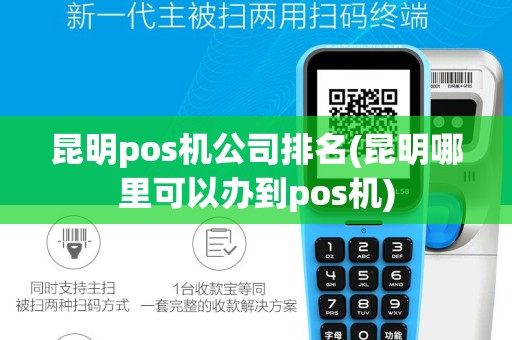 昆明pos机公司排名(昆明哪里可以办到pos机)