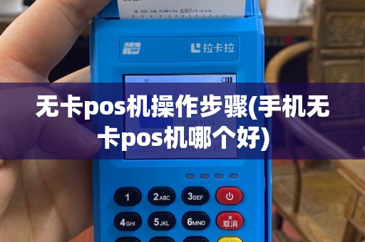 无卡pos机操作步骤(手机无卡pos机哪个好)