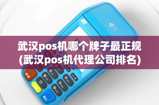 武汉pos机哪个牌子最正规(武汉pos机代理公司排名)