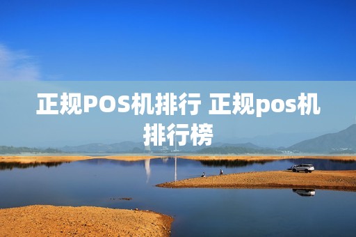 正规POS机排行 正规pos机排行榜