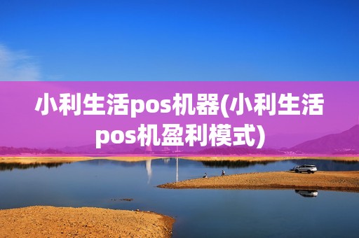 小利生活pos机器(小利生活pos机盈利模式)