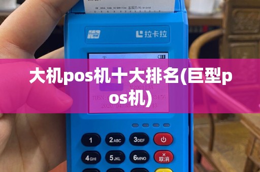 大机pos机十大排名(巨型pos机)