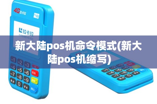 新大陆pos机命令模式(新大陆pos机缩写)