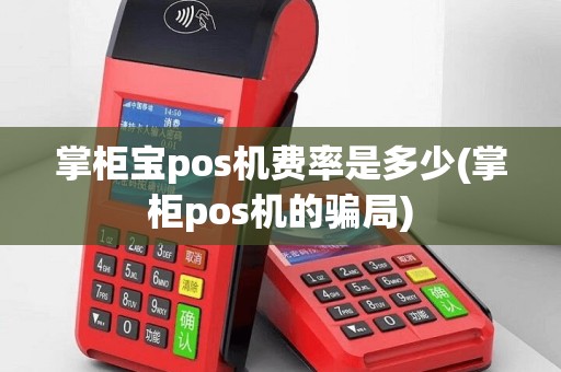 掌柜宝pos机费率是多少(掌柜pos机的骗局)