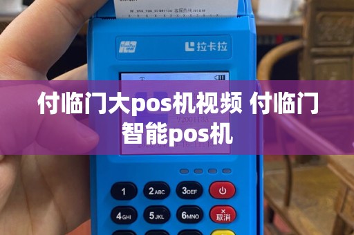付临门大pos机视频 付临门智能pos机