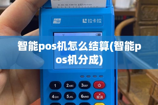 智能pos机怎么结算(智能pos机分成)