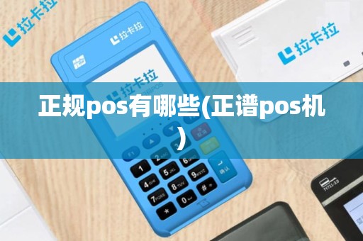 正规pos有哪些(正谱pos机)