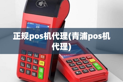 正规pos机代理(青浦pos机代理)