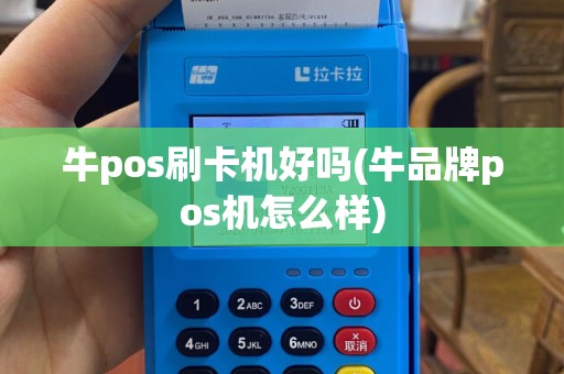 牛pos刷卡机好吗(牛品牌pos机怎么样)