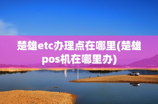 楚雄etc办理点在哪里(楚雄pos机在哪里办)