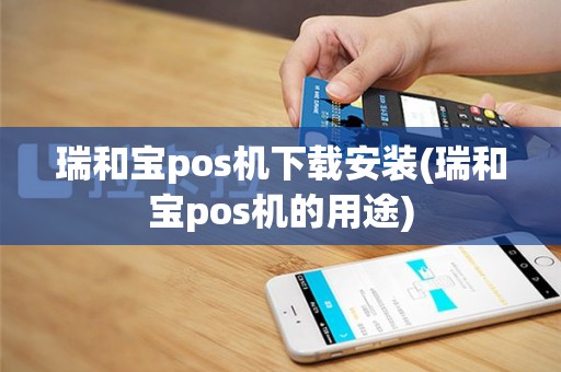 瑞和宝pos机下载安装(瑞和宝pos机的用途)