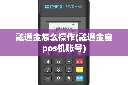 融通金怎么操作(融通金宝pos机账号)