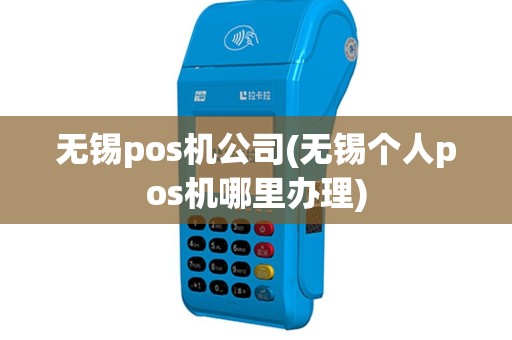 无锡pos机公司(无锡个人pos机哪里办理)
