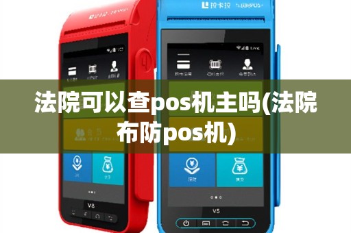 法院可以查pos机主吗(法院布防pos机)