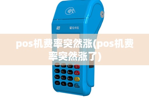 pos机费率突然涨(pos机费率突然涨了)