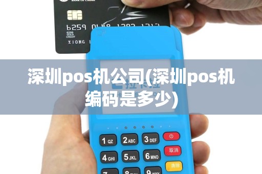 深圳pos机公司(深圳pos机编码是多少)