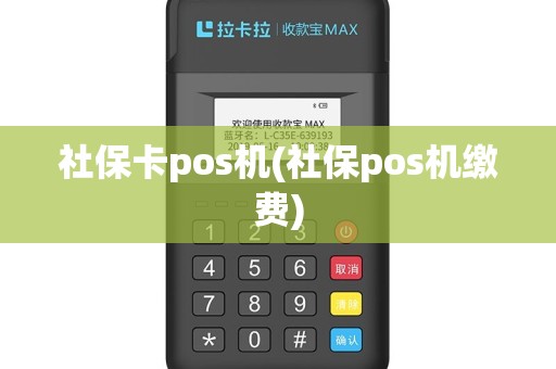 社保卡pos机(社保pos机缴费)